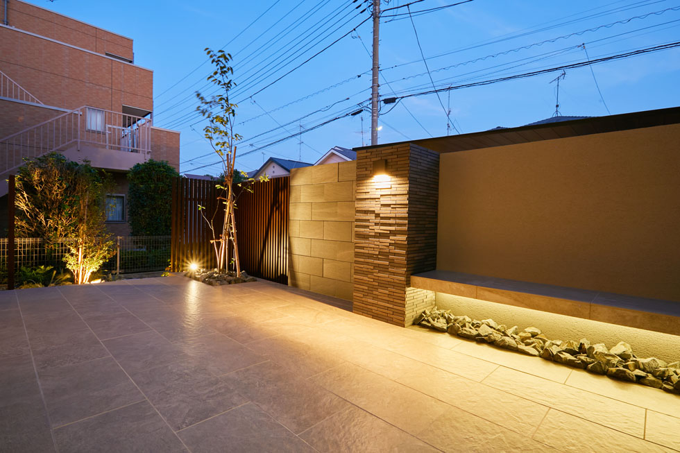 リビングの景色をつくる家族でくつろげる空間